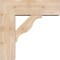 Ekena Millwork Funston Block Smooth Bracket w/ Offset Brace, Douglas Fir, 7 1/2"W x 22"D x 22"H BKT0806X22X22FST05SDF - alternate 4